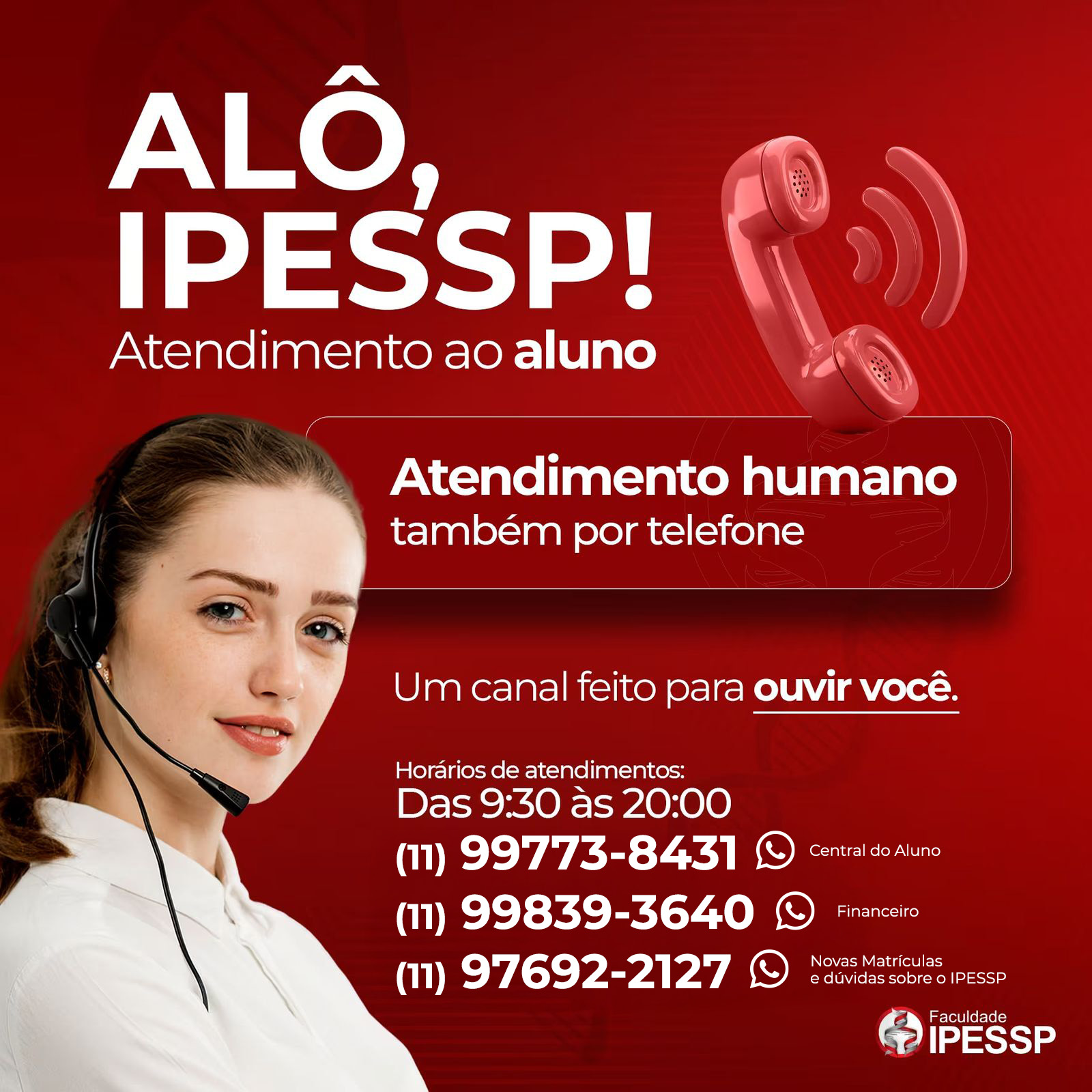Banner Central de Atendimento ao Aluno